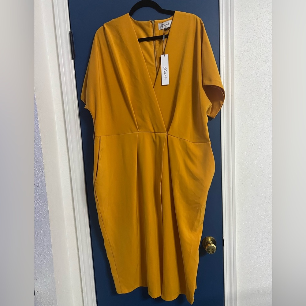 Mustard Midi Dress